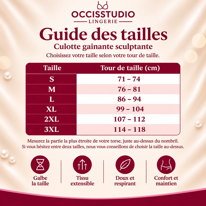 Culotte Gainante Sculptante Taille Haute – OCCISSTUDIO