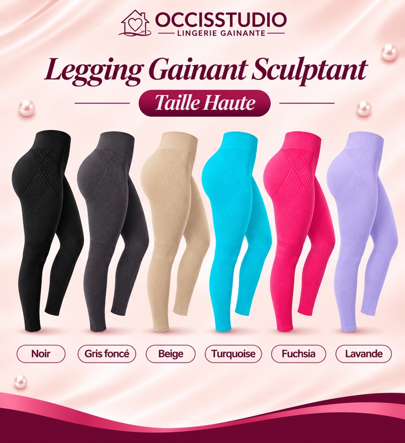 Legging Gainant Sculptant Taille Haute – OCCISSTUDIO LINGERIE