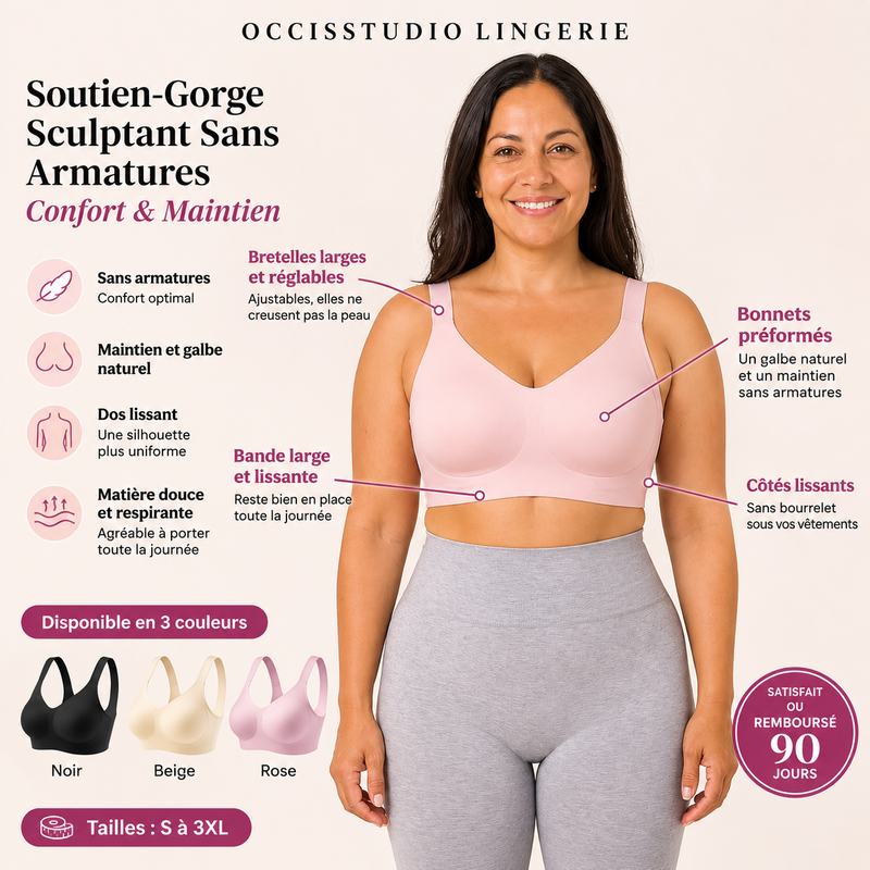 Soutien-Gorge Sculptant Sans Armatures – OCCISSTUDIO LINGERIE