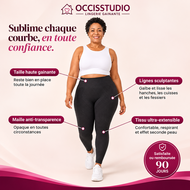 Legging Gainant Sculptant Taille Haute – OCCISSTUDIO LINGERIE
